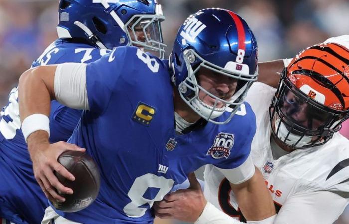 Punteggio finale Giants-Bengals: New York sconfitta da Cincinnati, 17-7