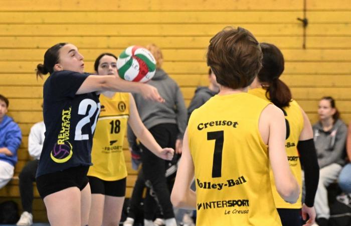 PALLAVOLO: I Séniors du Creusot vincono contro Fontaines lès Dijon, i filels M18 battuti nella Coupe de France