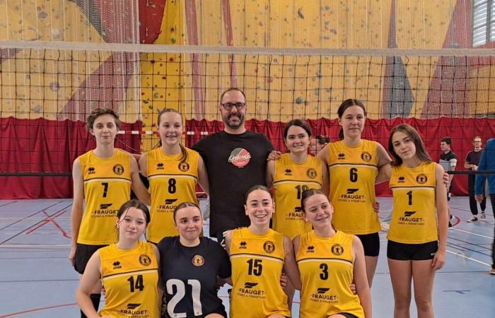 PALLAVOLO: I Séniors du Creusot vincono contro Fontaines lès Dijon, i filels M18 battuti nella Coupe de France