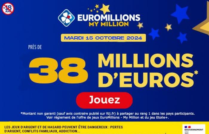 EuroMillions martedì 15 ottobre 2024: 38 milioni di euro in palio! -FDJ