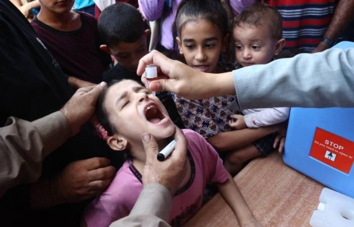 Nonostante gli attacchi israeliani, lancio di una seconda campagna di vaccinazione antipolio a Gaza