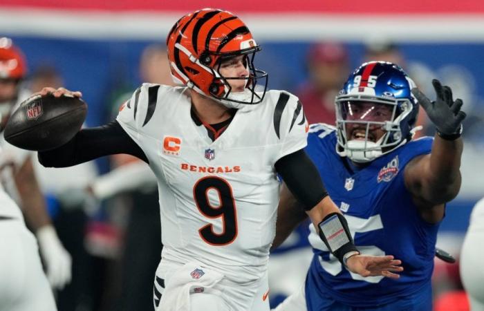 NFL: I Bengals vincono contro i New York Giants (calcio)