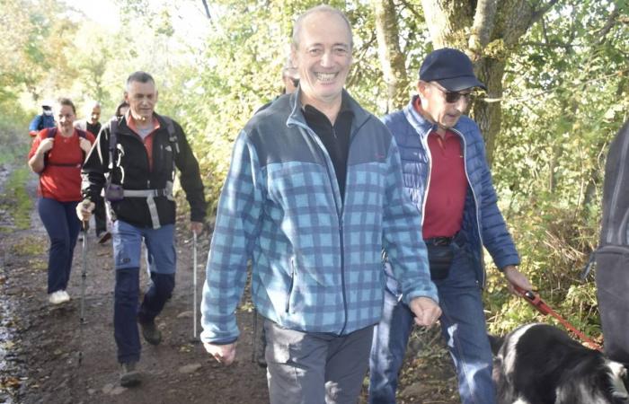 Centinaia di escursionisti e appassionati di mountain bike si sono riuniti per una buona causa a Saint-Christophe-sur-Dolaizon