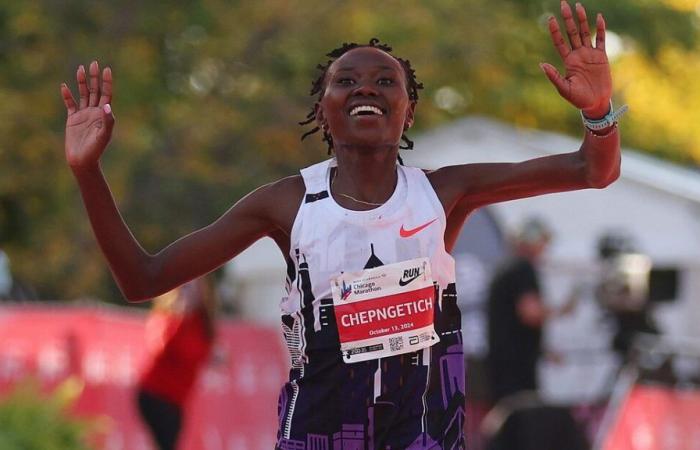 Ruth Chepngetich detiene un favoloso record mondiale a Chicago