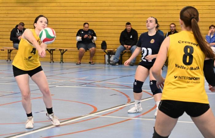 PALLAVOLO: I Séniors du Creusot vincono contro Fontaines lès Dijon, i filels M18 battuti nella Coupe de France