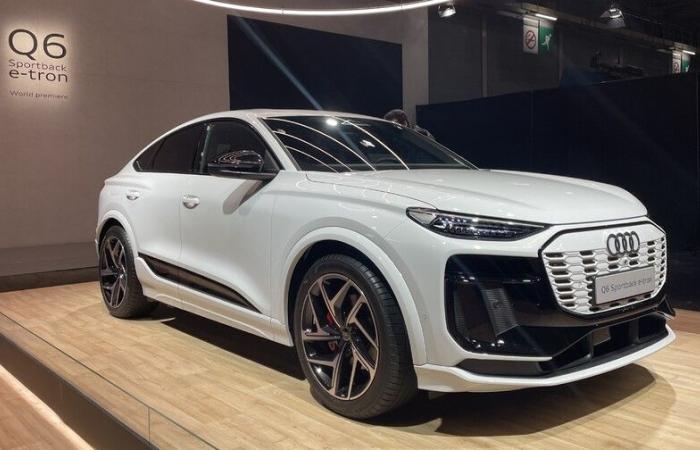 L’Audi Q6 e-tron abbassa la testa in versione Sportback al World Car Championship