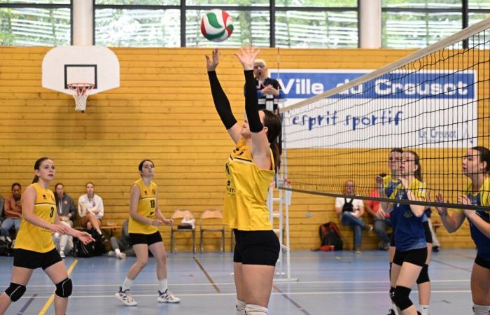 PALLAVOLO: I Séniors du Creusot vincono contro Fontaines lès Dijon, i filels M18 battuti nella Coupe de France