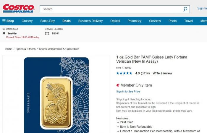 Corsa all’oro: lingotti già esauriti da Costco, presto sarà il turno di Bitcoin?