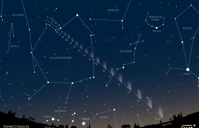 Luna piena ottobre 2024: la Superluna e la cometa possono essere viste nel cielo