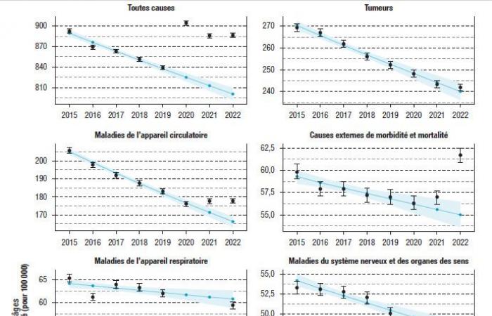 Mortalità in Francia: principali cause e tendenze recenti