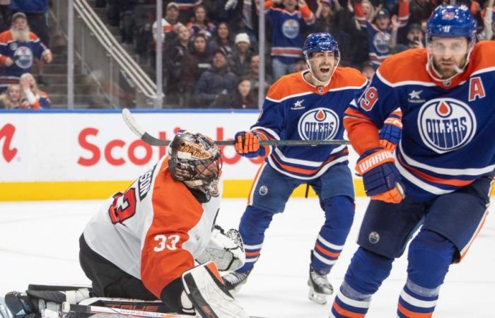 NHL: 2 gol per Matvei Michkov; Connor McDavid e Leon Draisaitl consegnano gli Oilers (hockey)