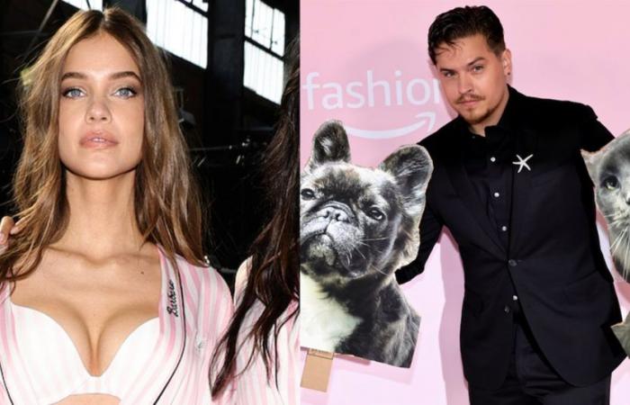 Il marito di Barbara Palvin, Dylan Sprouse, porta i ritagli dei loro animali domestici allo show di Victoria’s Secret