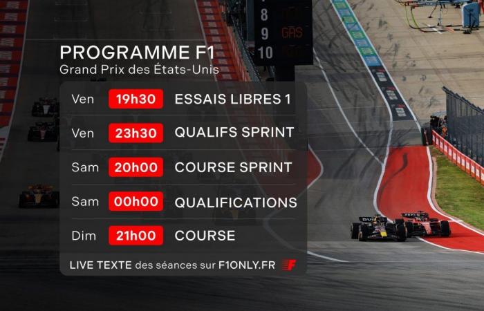 Programma e orari del Gran Premio degli Stati Uniti di F1 2024