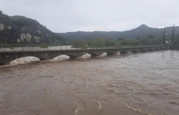 L’Ardèche è in allerta arancione-piogge e piene, fino a 350 mm in 48 ore