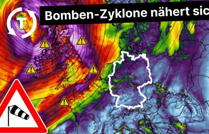 Il ciclone delle bombe infuria in tutta Europa: la Germania sfugge per un pelo al caos meteorologico!