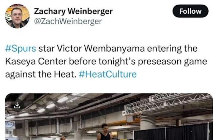 Victor Wembanyama, alto 7 piedi e 4, diventa un surfista tranquillo per la vestibilità pre-partita dell’NBA