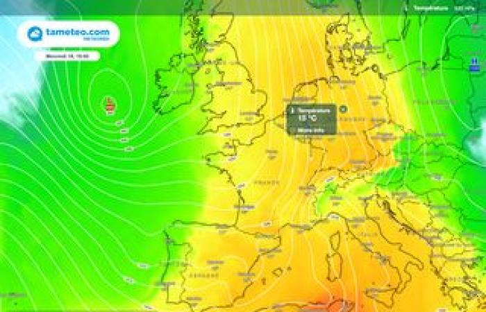 le nostre mappe mostrano un aumento delle piogge in Francia! Météo-France estende la sua vigilanza arancione!