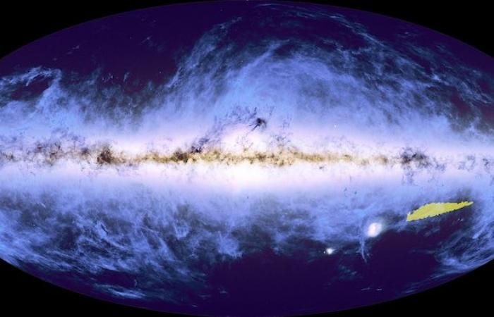 Una prima parte dell’atlante cosmico prodotto da Euclide