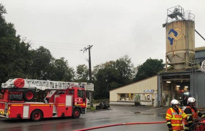 Quaranta vigili del fuoco si sono mobilitati a Trégunc per un incendio vicino a un silo di grano