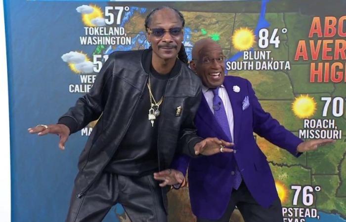 Guarda Snoop Dogg prendere il controllo delle previsioni del tempo di OGGI