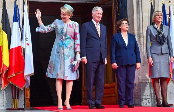 Re Filippo e la regina Matilde vicini di casa a Lille