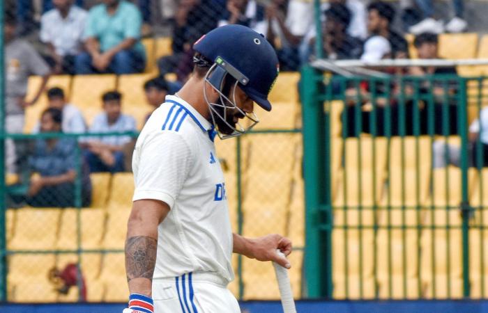 Bangalore: secondo giorno del primo test match di cricket tra India e Nuova Zelanda. #Galleria