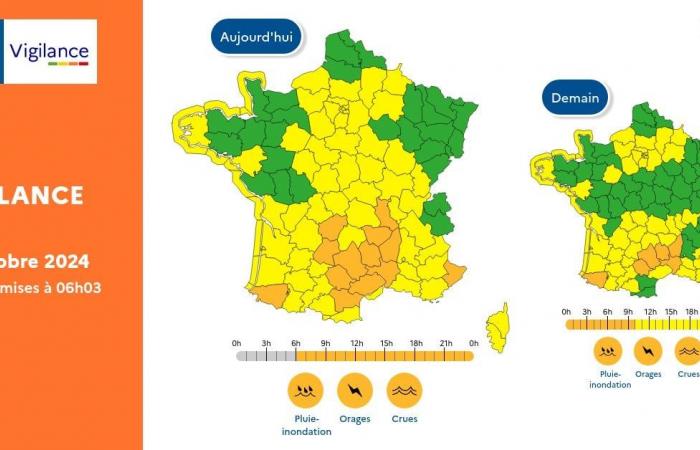 LIVE – Piogge, inondazioni, temporali: Alta Loira, Ardèche, Rodano e Loira vanno in allerta rossa – 20 dipartimenti in arancione – Evacuate scuole e asili nido di Annonay