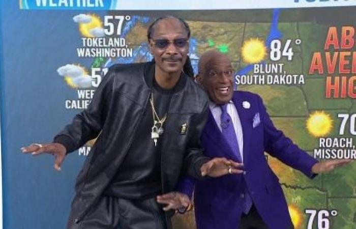 Guarda Snoop Dogg prendere il controllo delle previsioni del tempo di OGGI