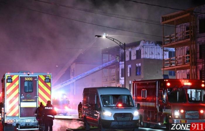 GRANDE INCENDIO A CHARLESBOURG/BEAUPORT