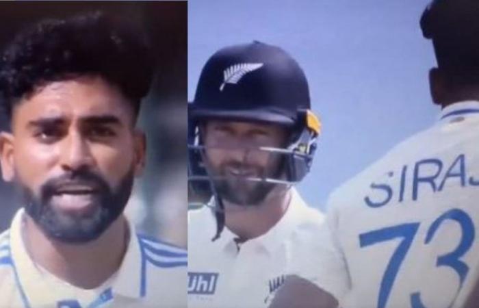 Guarda: Mohammed Siraj è coinvolto in uno scontro verbale con Devon Conway dopo essere stato colpito per confine nel secondo giorno del primo test IND vs NZ