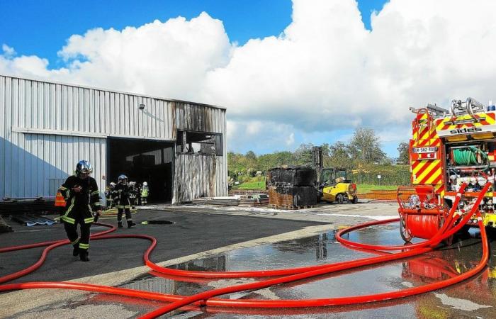 A Quimper, un serbatoio di gasolio prende fuoco presso Belmet Métallurgie