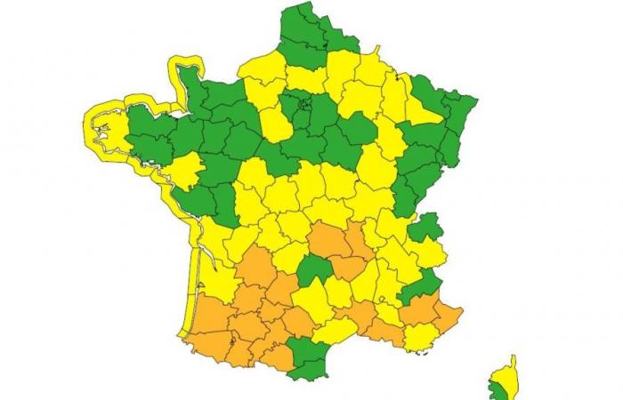 La vigilanza rossa è stata revocata questo venerdì, Météo France mantiene 18 dipartimenti in arancione