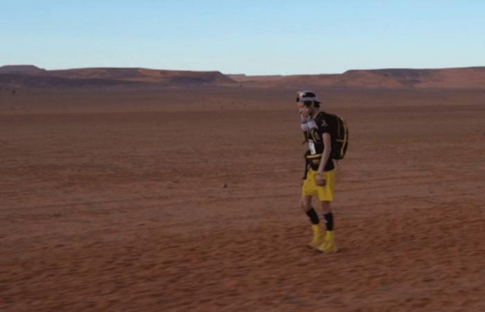 un francese con un doppio trapianto di polmone ha partecipato ad una maratona nel deserto marocchino