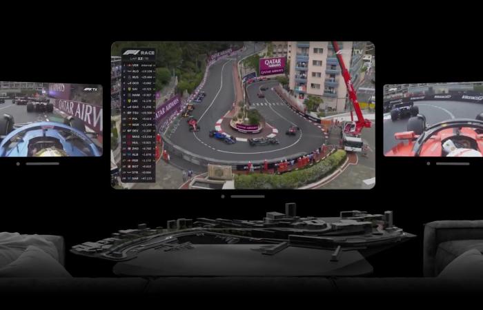 Apple Vision Pro: l’app Lapz ti permette di seguire la Formula 1 con un’immersione incredibile