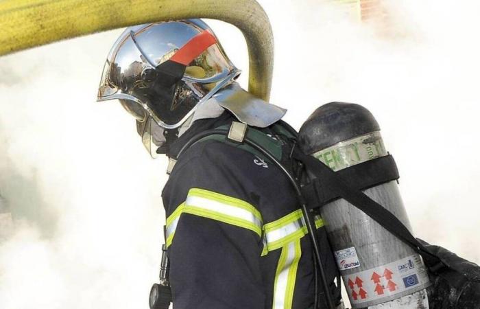 Quindici vigili del fuoco si sono mobilitati per spegnere un incendio di un veicolo attaccato ad un garage nel centro della città di Caen