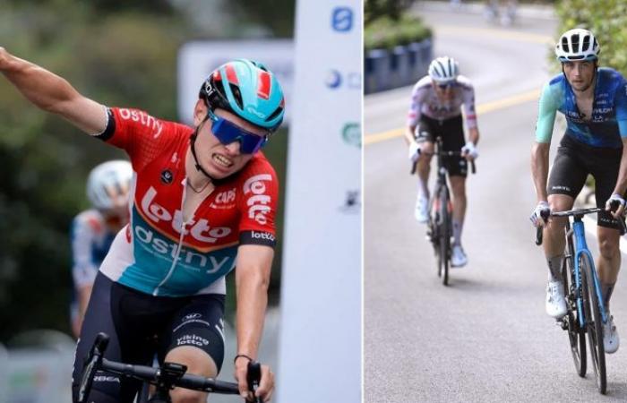 Ciclismo. Giro del Guangxi – Lennert Van Eetvelt la 5a tappa regina, Victor Lafay crocifisso