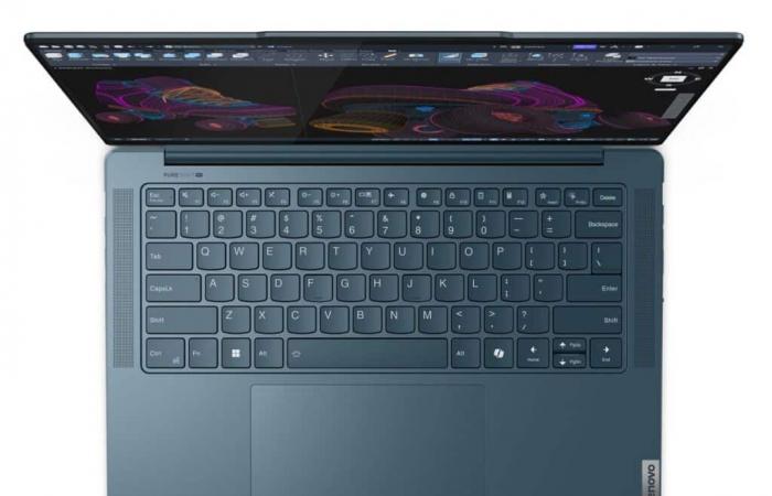 Lenovo Yoga Pro 7 14AHP9 (83E3000CFR), PC portatile multimediale blu 14″ 2.5K, facile da trasportare, AMD Ryzen 7 8845HS ad alte prestazioni – LaptopSpirit