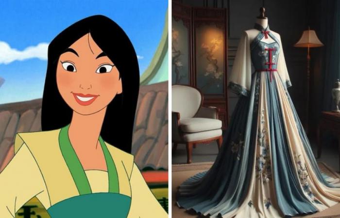 Un’intelligenza artificiale ha immaginato come sarebbero gli abiti delle principesse Disney nella vita reale… ed è magico!