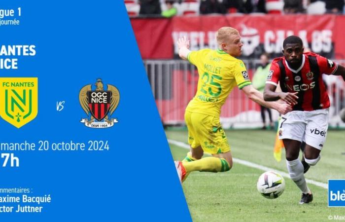 Ligue 1: rivivi la partita FC Nantes – OGC Nice su France Bleu Azur