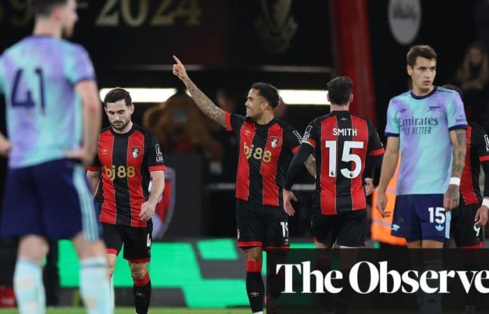 Kluivert conclude la vittoria del Bournemouth dal dischetto con l’Arsenal rue Saliba rosso | Premier League