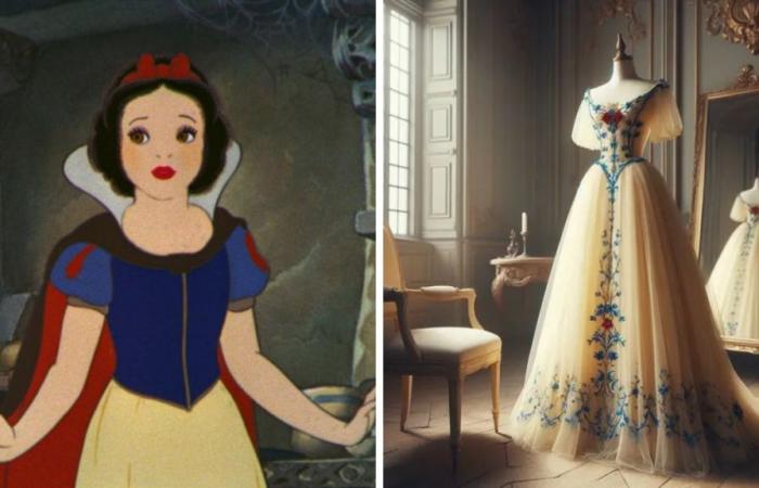 Un’intelligenza artificiale ha immaginato come sarebbero gli abiti delle principesse Disney nella vita reale… ed è magico!