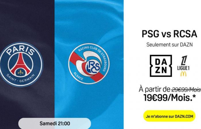 PSG – Strasburgo: come vedere la partita su DAZN?