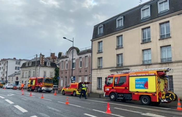 Residenti evacuati a seguito di una fuga di gas, rue de la Poissonnerie a Bourges