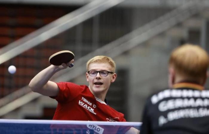 Félix Lebrun è stato sconfitto nei quarti di finale dei Campionati Europei di tennis da tavolo