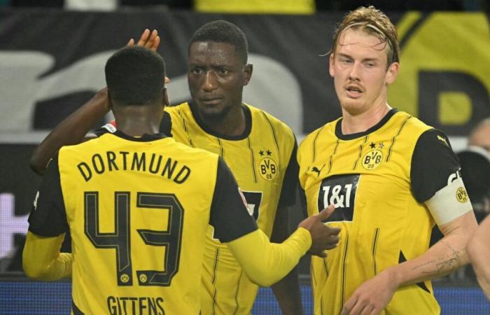 Serhou Guirassy si presenta in vantaggio mentre il Borussia Dortmund vince 2-1 sul St. Pauli