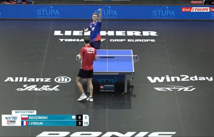 Ping pong | Alexis Lebrun resta incustodito in questi Campionati Europei