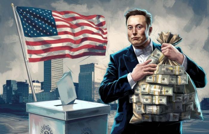 Elon Musk offre un milione al giorno per influenzare gli elettori