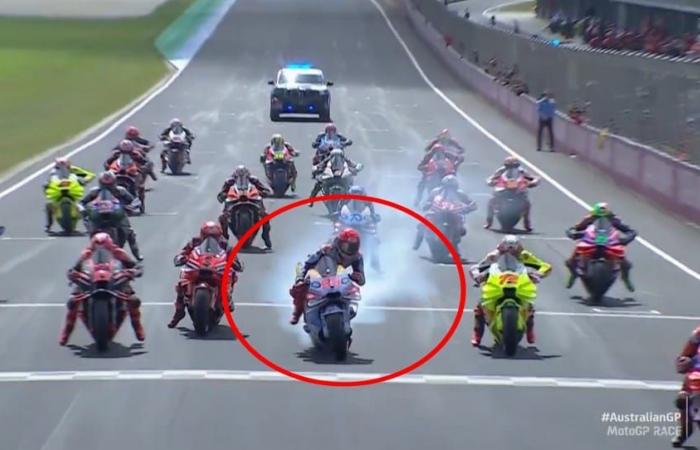 l’origine dello slittamento di Marc Marquez!