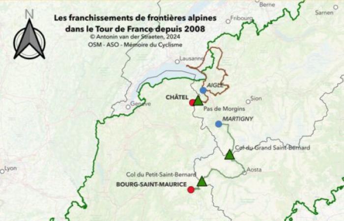 Il Tour de France nelle Alpi: una geografia transfrontaliera dello sport