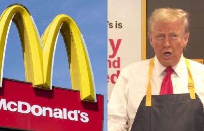 La Repubblica Democratica commenta in tempo reale l’apparizione di Trump al McDonald’s